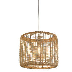 MALMIN - CGC Natural Bamboo Lampshade Easy Fit Pendant Shade