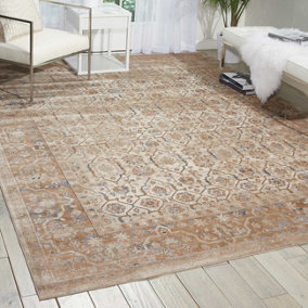 Malta MAI04 Taupe Traditional Rug by Kathy Ireland-66 X 231 (Runner)
