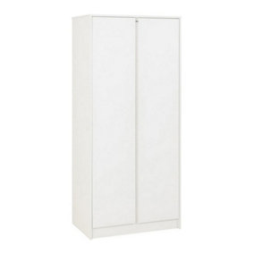 Malvern 2 Door Wardrobe - L50.5 x W80 x H180 cm - White
