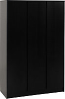 Malvern 3 Door Wardrobe - L50.5 x W115 x H180 cm - Black