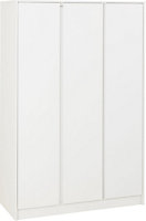 Malvern 3 Door Wardrobe - L50.5 x W115 x H180 cm - White