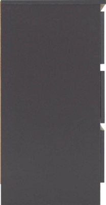 Malvern 6 Drawer Chest - L40 x W121.5 x H77 cm - Grey