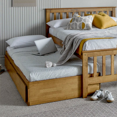 Full bed with twin trundle and storage hotsell