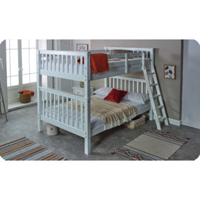 Malvern White Bunk Bed - Convertable into two 4ft beds (Space Saving)