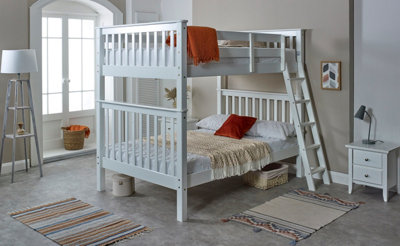 Malvern White Bunk Bed - Convertable into two 4ft beds (Space Saving)