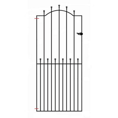 Tall hotsell metal gate