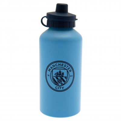 Manchester City FC Aluminium 500ml Bottle Sky Blue (One Size)