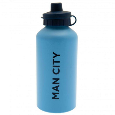Manchester City FC Aluminium 500ml Bottle Sky Blue (One Size)