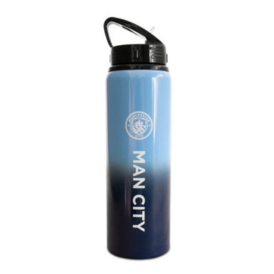 Manchester City FC Aluminium Water Bottle Blue Fade (750ml)