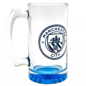 Manchester City FC Crest Stein Clear/Blue (One Size)