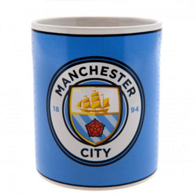 Manchester City FC Fade Mug Sky Blue (One Size)