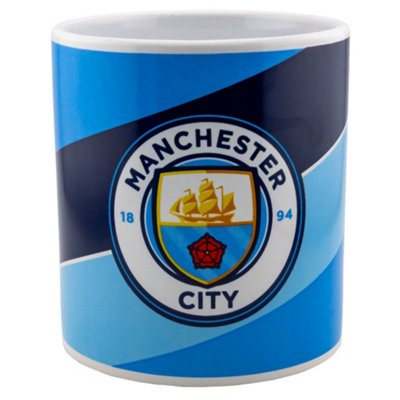 Manchester City FC Jumbo Mug Sky Blue/White (One Size)