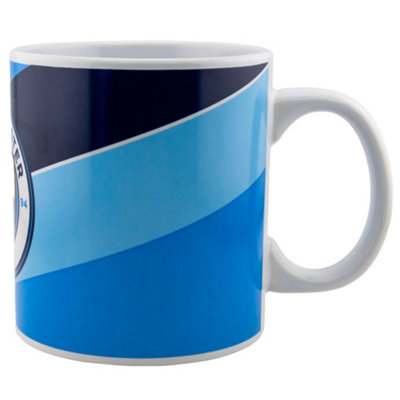Manchester City FC Jumbo Mug Sky Blue/White (One Size)