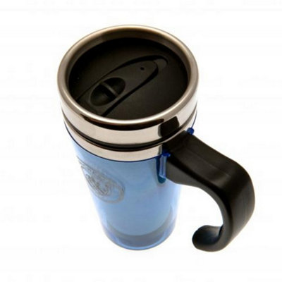 thumbnail image 2 of Manchester City FC Official Aluminium Travel Mug - Insulated Drinkware For Hot & Cold Beverages 2 of 5
