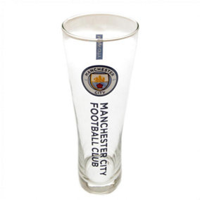 Manchester City FC Pilsner Gl Clear/Sky Blue (One Size)