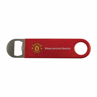 Manchester United FC Magnetic Bottle Opener Red/Silver Grey (One Size)