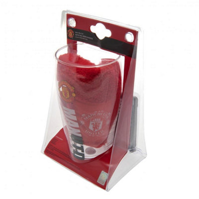 Manchester United FC Official Mini Bar Set Red (One Size)