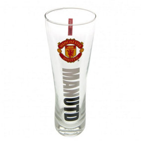 Manchester United FC Official Tall Gl Red/Black/Silver (One Size)