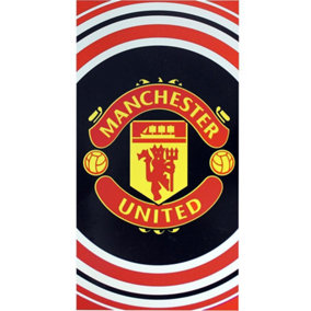 Manchester United FC Pulse Towel Black/Red/White (One size)