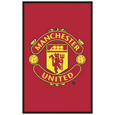 Manchester United FC Rug Red (One Size)