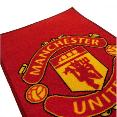 Manchester United FC Rug Red (One Size)
