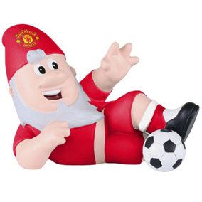 Manchester United FC Sliding Tackle Garden Gnome Red/Yellow/White (One Size)