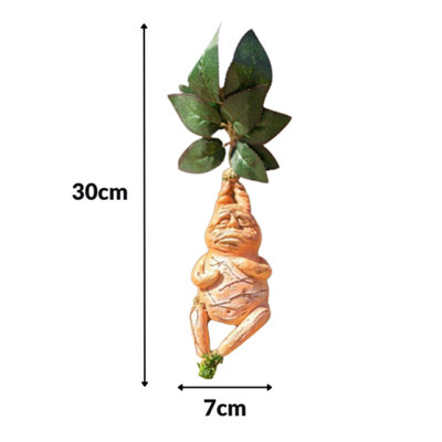 Harry Potter Mandrake Ornament Aus Harz – Garten-Deko, 5 X 13 Cm, Wetterfest Für Drinnen & Draußen