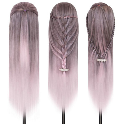 Mannequin Head Hair Styling Training Head Mannequin Cosmetology Doll ...