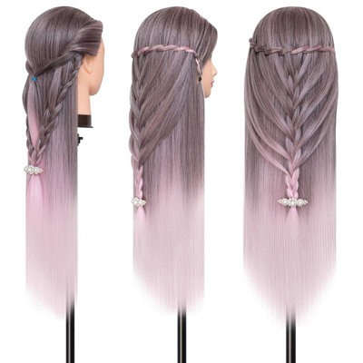 Mannequin Head Hair Styling Training Head Mannequin Cosmetology Doll ...