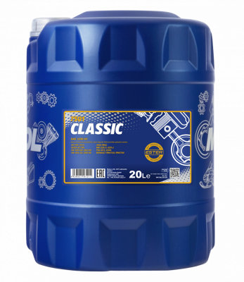 MANNOL 20L Classic  Semi-Synthetic Engine Oil 10W-40 API SN/CH-4 ACEA A3/B6