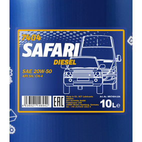 MANNOL 20L Safari SAE 20W-50 Classic Cars Mineral Engine Oil API SL/CF