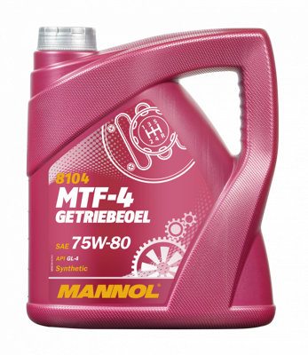 MANNOL 4+1L MTF-4 Getriebeoel 75W-80 API GL-4 BMW MTF LT-1/-2/-3  