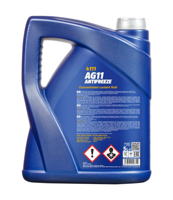 MANNOL 4111 AG11 Antifreeze Concentrated Longterm Coolant Fluid Blue 20L