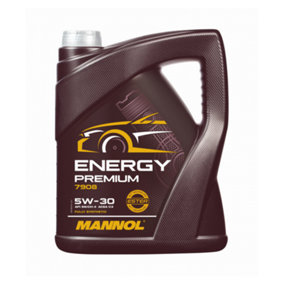 Mannol 5L Premium 5w30 Fully Synthetic Long Life Engine Oil Low Saps C3 dexos2