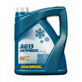 MANNOL AG13 Antifreeze Concentrated Hightec Coolant Fluid Green German 5L