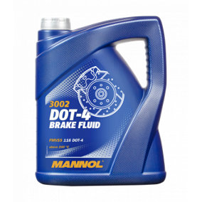 MANNOL Brake Clutch Fluid SAE J 1703 FMVSS 116 DOT 4 ISO 4925 5L Bottle