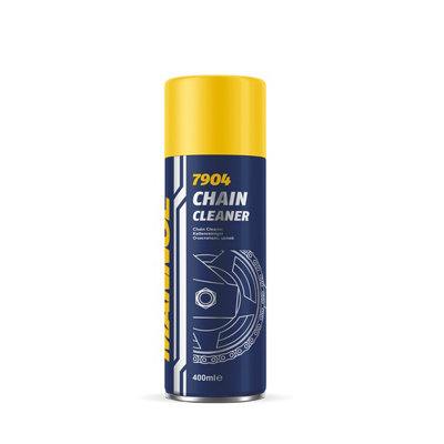 Mannol Chain Cleaner 400ml Driving Chains Cleans Degreases Grease Dirt