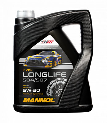 Mannol Fully Synthetic Engine Oil 5w30 Longlife 504/507 Premium ACAE C3 5L