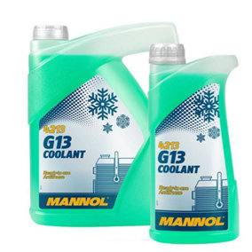 MANNOL G13 Green Antifreeze Coolant Ready For Use German High Specifications 6L