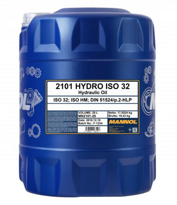 MANNOL Hydro ISO 32 Hydraulic Oils All Seasons Mineral Anti Wear