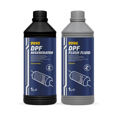 MANNOL Pack Diesel Particular Filter DPF Regenerator Flush Fluid Cleaner Kit