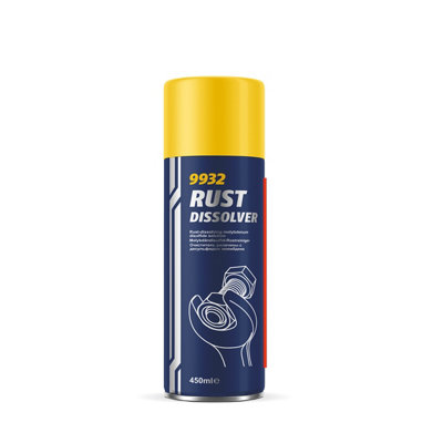 Mannol Rust Dissolver Remover Spray Water Repellent Anti Friction 450ml ...