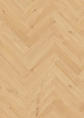 Manor Herringbone Water Resistant Laminate by Remland (Oak Natural Beige, Pack of 10)