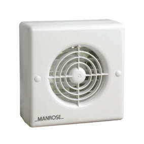 Manrose 100mm 4inch Automatic Extractor Fan With Electronic Timer - XF100AT