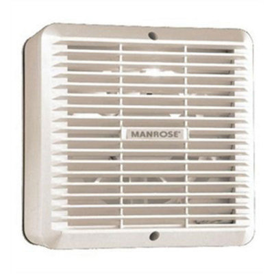 Manrose 300mm/12inch. Commercial Automatic Fan - Grey - COMCW300A