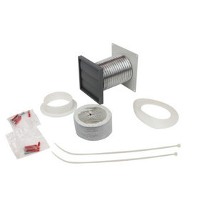 Manrose 41703 Tumble Dryer Venting Kit 100mm with Grey Gravity Grille