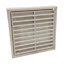 Manrose Fixed Grille White (One Size)