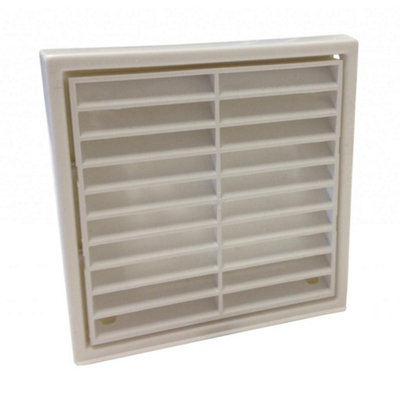 Manrose Fixed Grille White (One Size) | DIY at B&Q