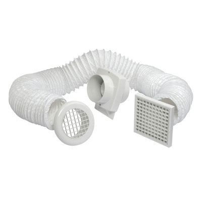 Manrose Intervent 4inch In-Line Shower Fan - VSF100S Price Comparisons | Compare The Build