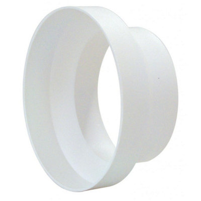 Manrose Reducer For Round Pipe Ducting White (One Size)
